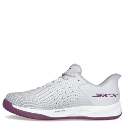 Outlet Skechers Women's , Slip-ins Relaxed Fit: Viper Court Reload Pickleball Shoe Grey/Purple