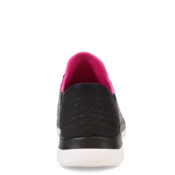 Discount Skechers Women's , Slip-ins Summits Dazzling Haze Sneaker - Wide Width Black Multi