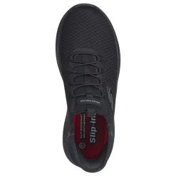 Best Skechers Work Women's Skechers, Slip-ins Work: Summits SR - Enslee Sneaker - Wide Width Black/Black