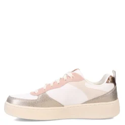 Best Skechers Women's , Sport Court 92-Sheer Shine Sneaker White/Pink