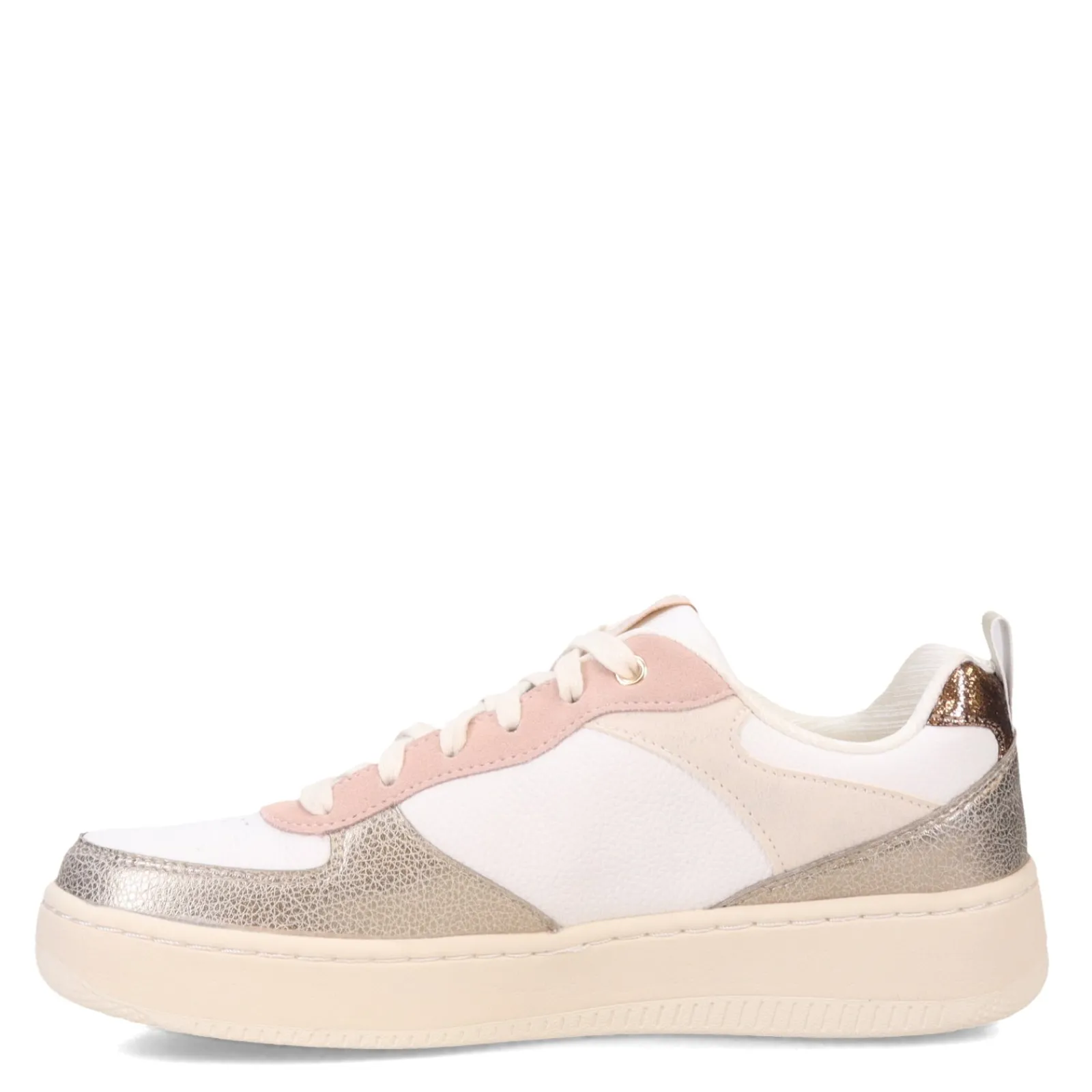 Best Skechers Women's , Sport Court 92-Sheer Shine Sneaker White/Pink