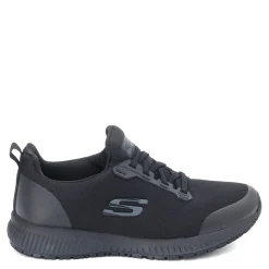 Outlet Skechers Work Women's Skechers, Squad SR Work Shoe - Wide Width Black