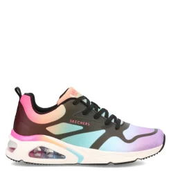 Sale Skechers Women's Street, Tres-Air Uno - Hazey Sunset Sneaker Black Multi