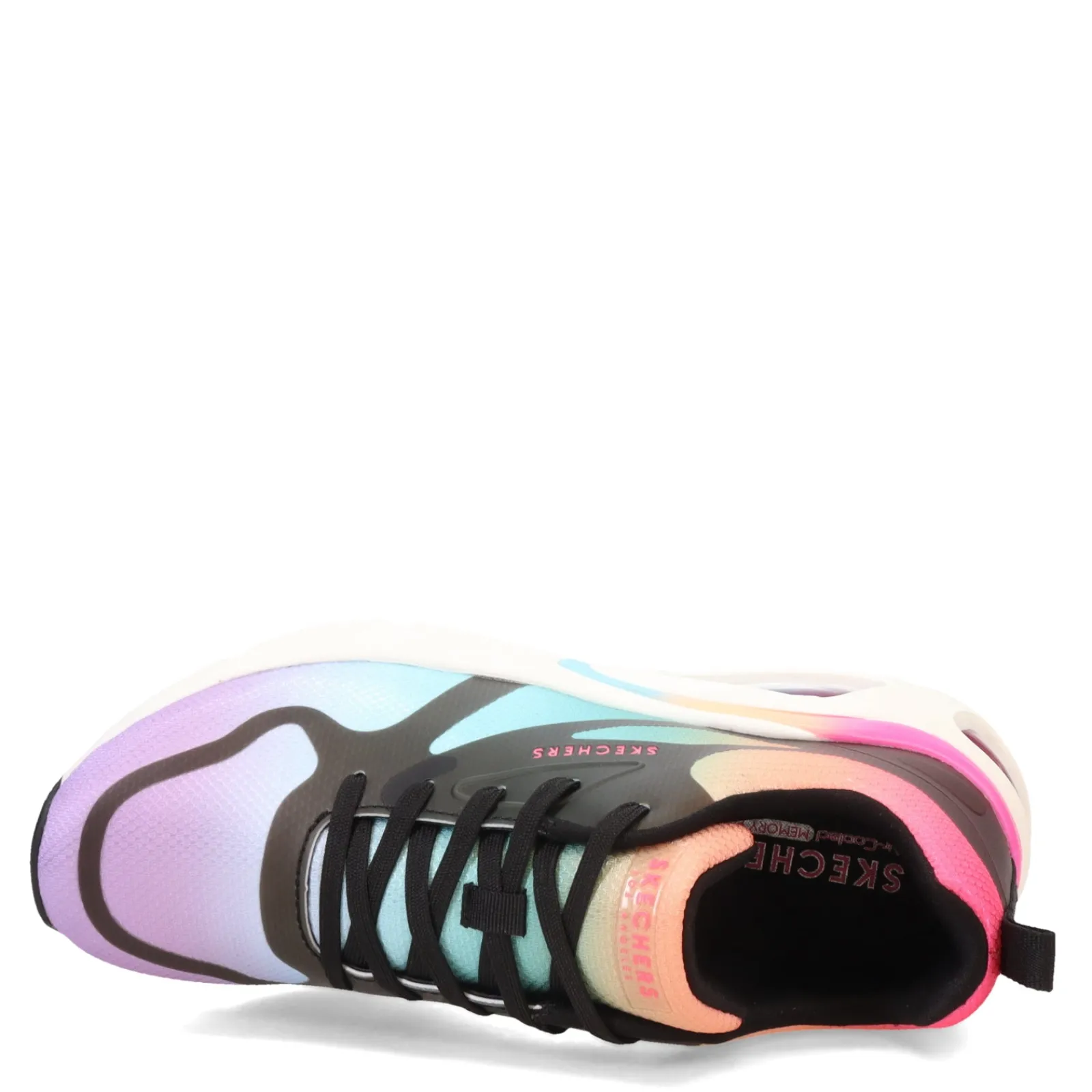 Sale Skechers Women's Street, Tres-Air Uno - Hazey Sunset Sneaker Black Multi