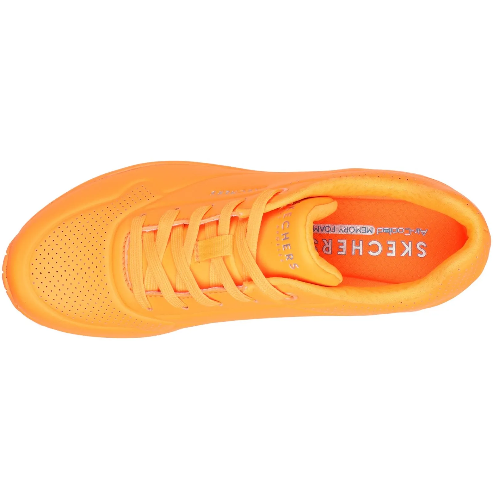 Outlet Skechers Women's Street, Uno - Neon Nights Sneaker Neon Orange