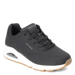 Clearance Skechers Women's Street, Uno - Stand on Air Sneaker Black/White