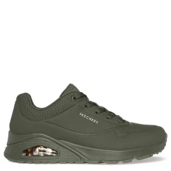 Online Skechers Women's Street, Uno - Stand on Air Sneaker - Wide Width Olive
