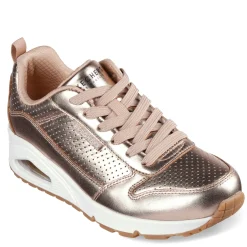 New Skechers Women's Street, Uno – Metallixs Sneaker Rose/Gold