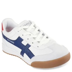 Clearance Skechers Women's Street, Zinger 2.0 - La Bella Sneaker White Navy Red