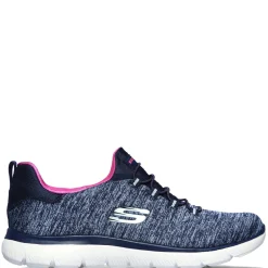 Online Skechers Women's , Summits - Quick Getaway Navy / Pink