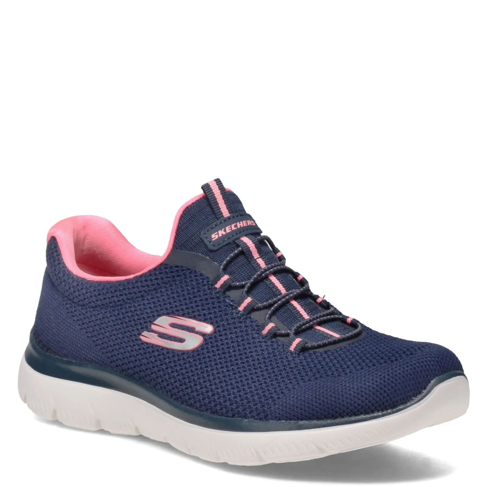 Best Skechers Women's , Summits - Cool Classic Sneaker Navy / Pink