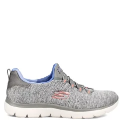 Hot Skechers Women's , Summits - Quick Getaway Sneaker - Wide Width Grey Blue