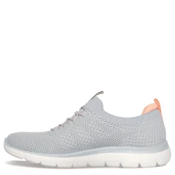 Skechers Women's , Summits - Top Player Sneaker - Wide Width Gray