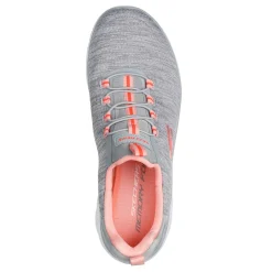 Best Skechers Women's , Summits - Fresh Impression Sneaker - Wide Width Grey Coral