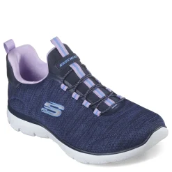 Online Skechers Women's , Summits - Fresh Impression Sneaker Navy Lavender