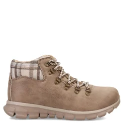 Hot Skechers Women's , Synergy - Plaid Mood Boot Taupe