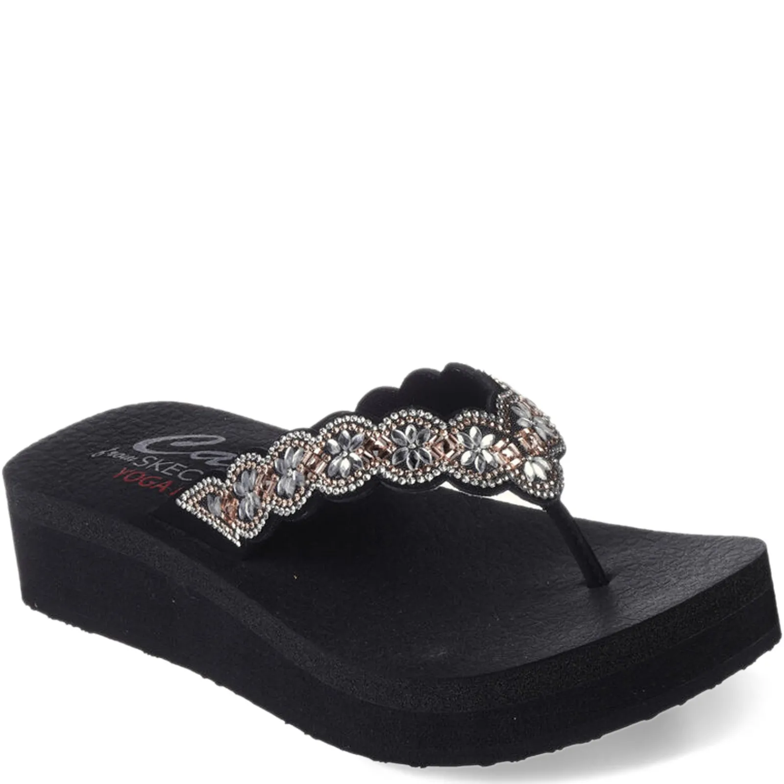 Online Skechers Women's , Vinyasa - Happy Spring Sandal Black