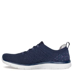 Discount Skechers Women's , Virtue - Show Runner Sneaker - Wide Width Navy
