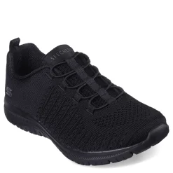 Discount Skechers Women's , Virtue Sneaker - Wide Width Solid Black