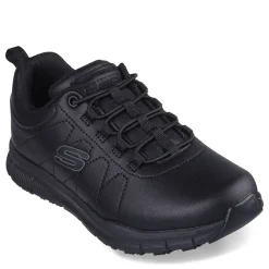 New Skechers Work Women's Skechers, Work: Nampa - Beja Sneaker - Wide Width Black