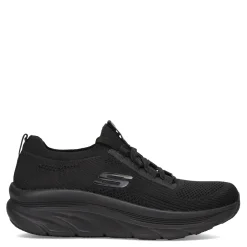 Best Skechers Work Women's , Relaxed Fit: D'Lux Walker SR - Ozema Work Shoe - Wide Width Black