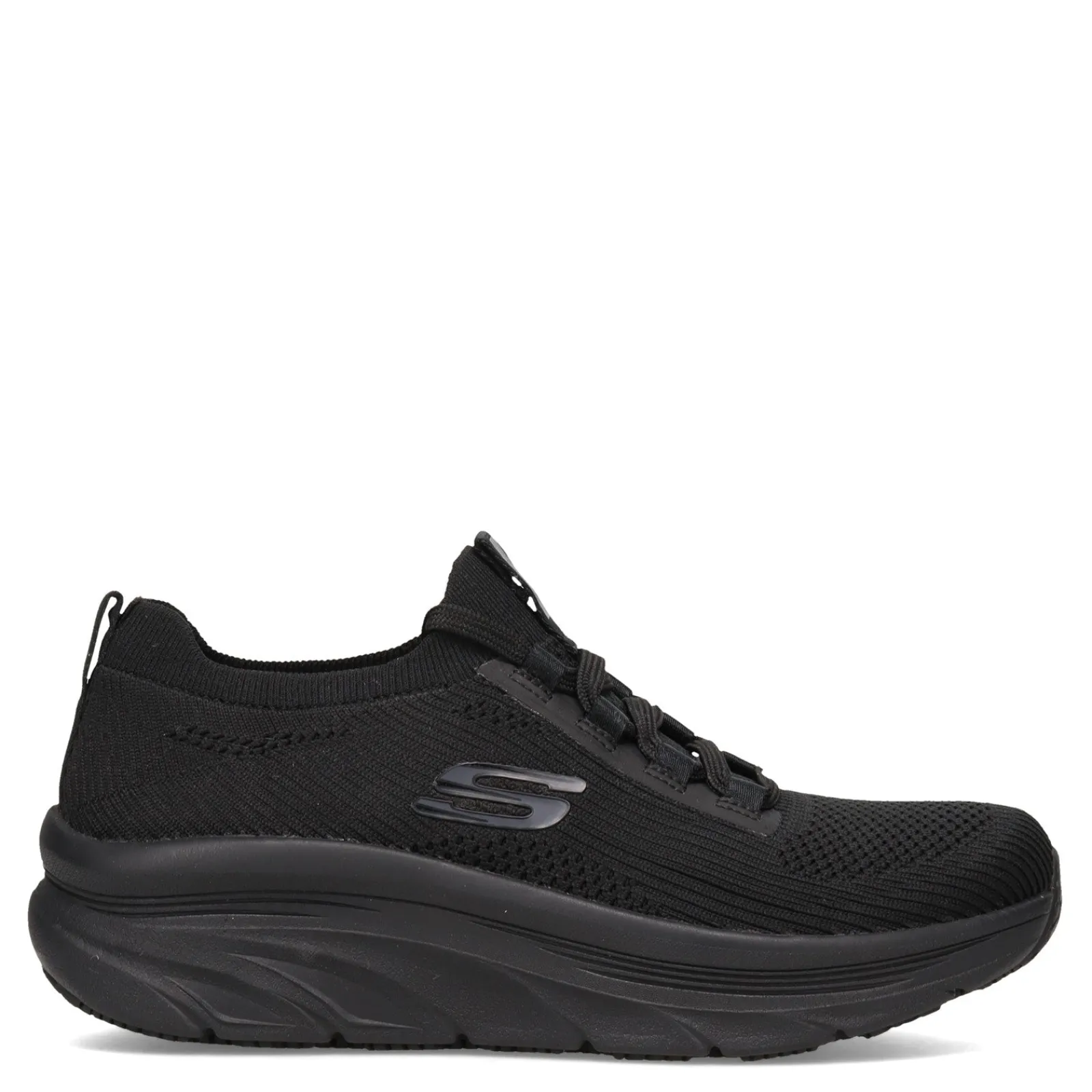 Sale Skechers Work Women's , Relaxed Fit: D'Lux Walker SR - Ozema Work Shoe - Wide Width Black