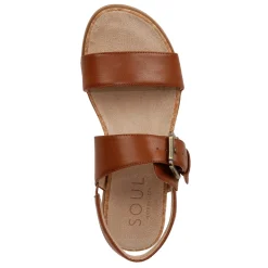 Outlet SOUL Naturalizer Women's , Cindi Sling Sandal Brown