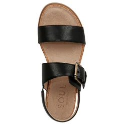 Outlet SOUL Naturalizer Women's , Cindi Sling Sandal Black