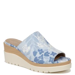 Online SOUL Naturalizer Women's , Goodtimes Wedge Slide Bluebell Fabric