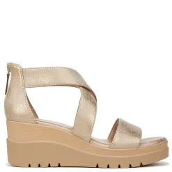 Naturalizer Women's Soul , Goodtimes Wedge Sandal Gold