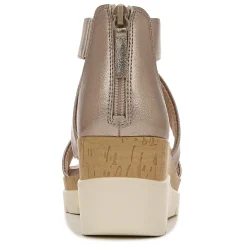 Outlet SOUL Naturalizer Women's , Goodtimes Wedge Sandal Silver