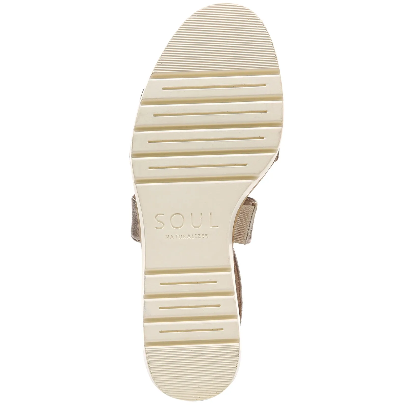 Outlet SOUL Naturalizer Women's , Goodtimes Wedge Sandal Silver