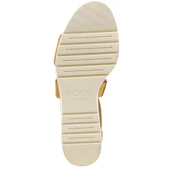 SOUL Naturalizer Women's , Goodtimes Wedge Sandal Yellow