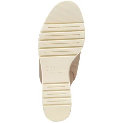 Online SOUL Naturalizer Women's , Goodtimes Wedge Slide Taupe