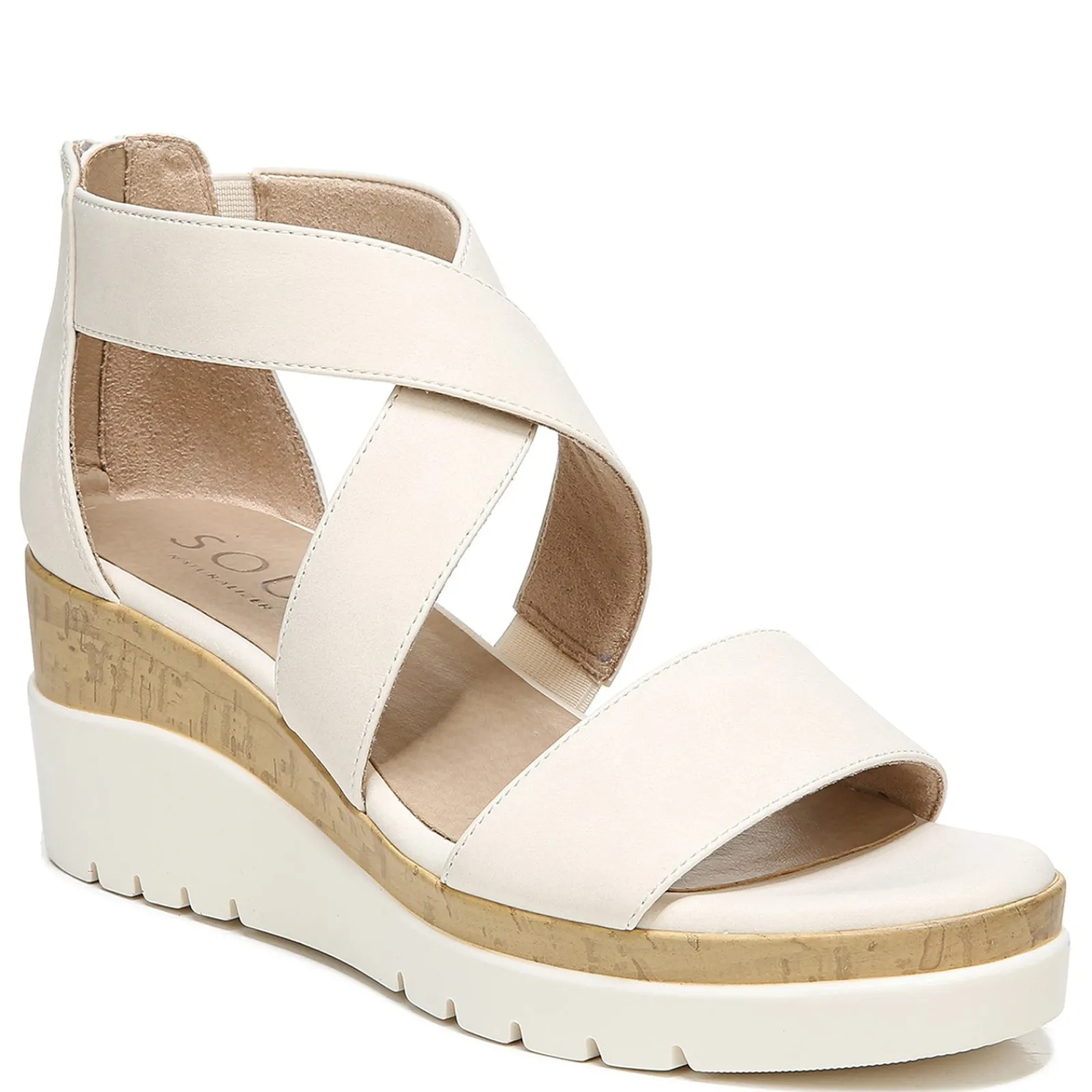 Discount SOUL Naturalizer Women's , Goodtimes Wedge Sandal Porcelain