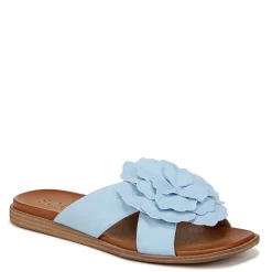 Best SOUL Naturalizer Women's , Joyful Slide Light Blue Faux Leather