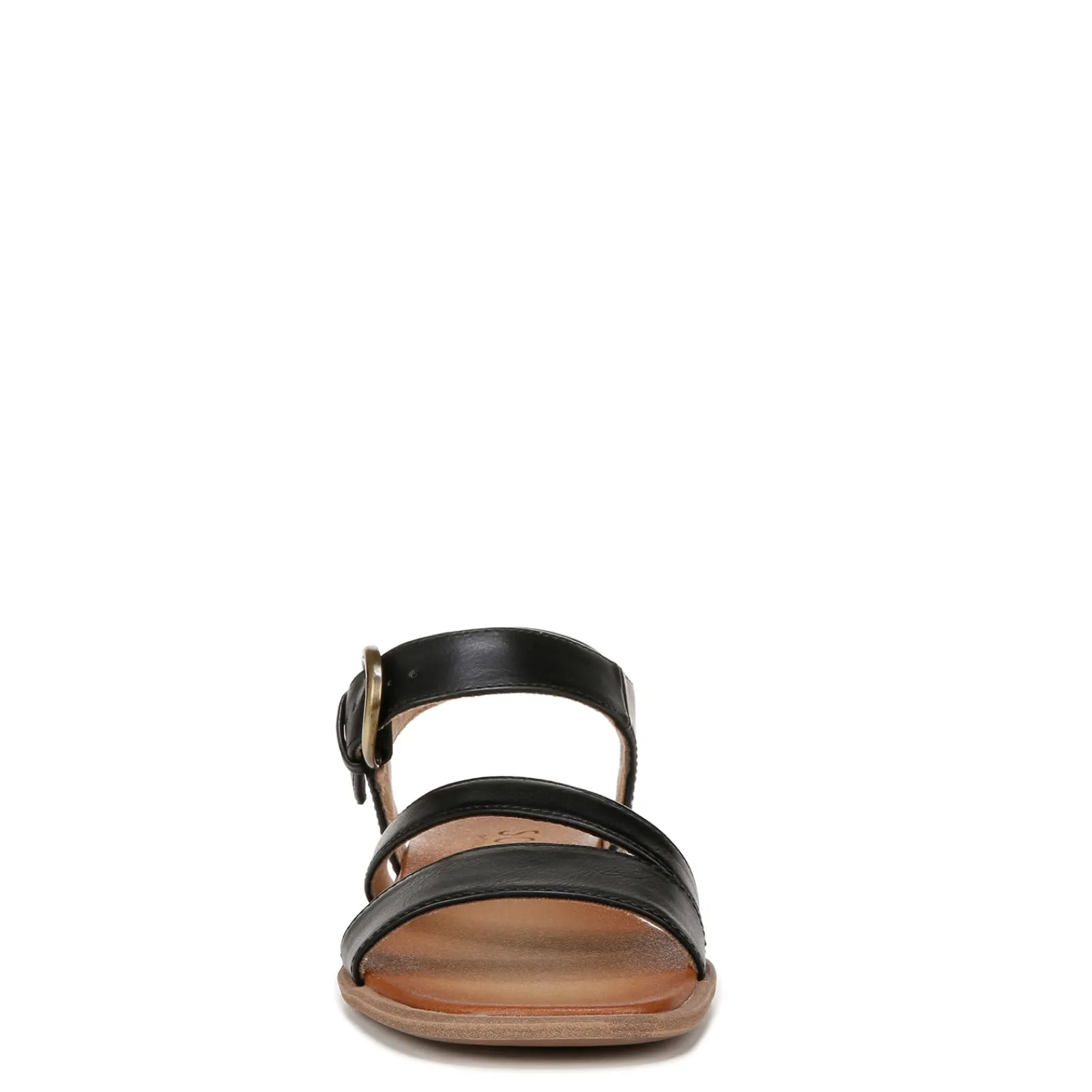 Best SOUL Naturalizer Women's , Jayvee Sandal Black Faux Leather