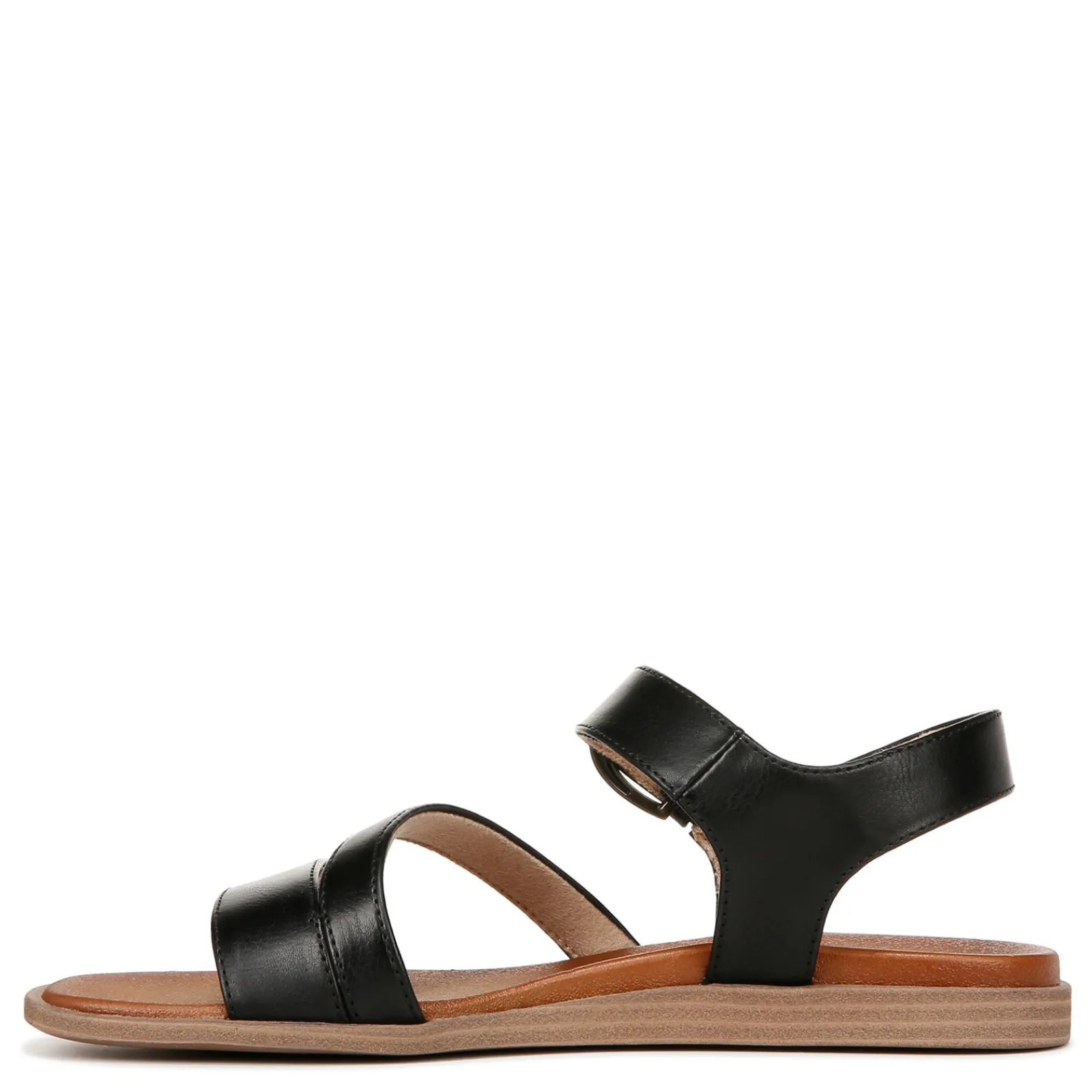 Best SOUL Naturalizer Women's , Jayvee Sandal Black Faux Leather