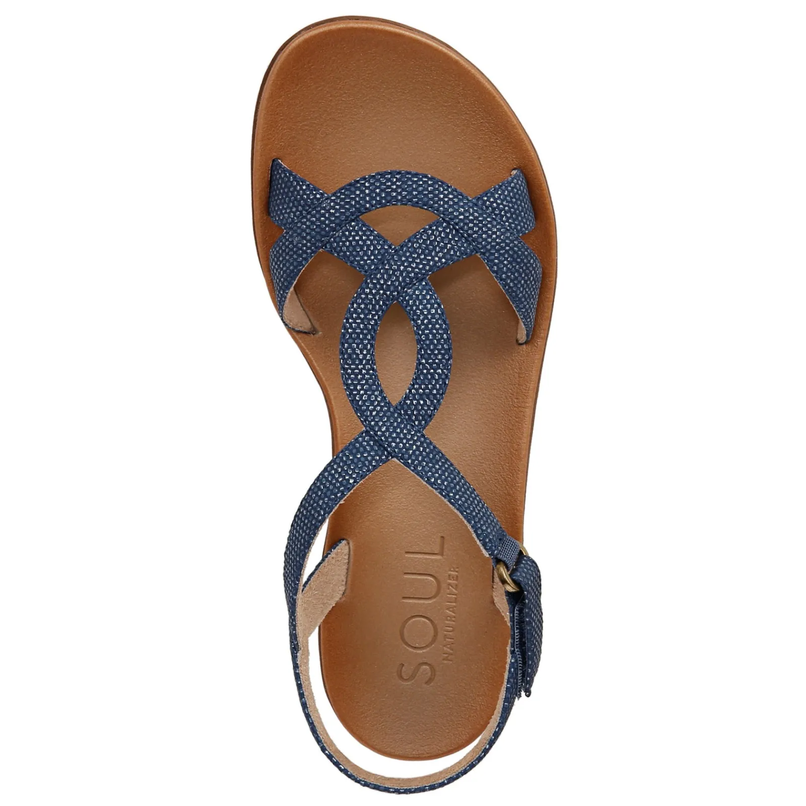 SOUL Naturalizer Women's , Solo Sandal Blue