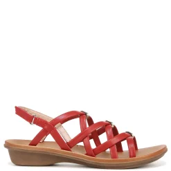 New SOUL Naturalizer Women's , Sierra Sandal Red Faux Leather