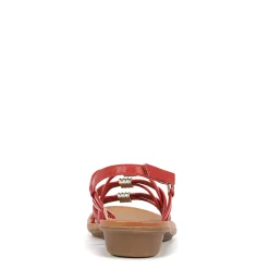 New SOUL Naturalizer Women's , Sierra Sandal Red Faux Leather