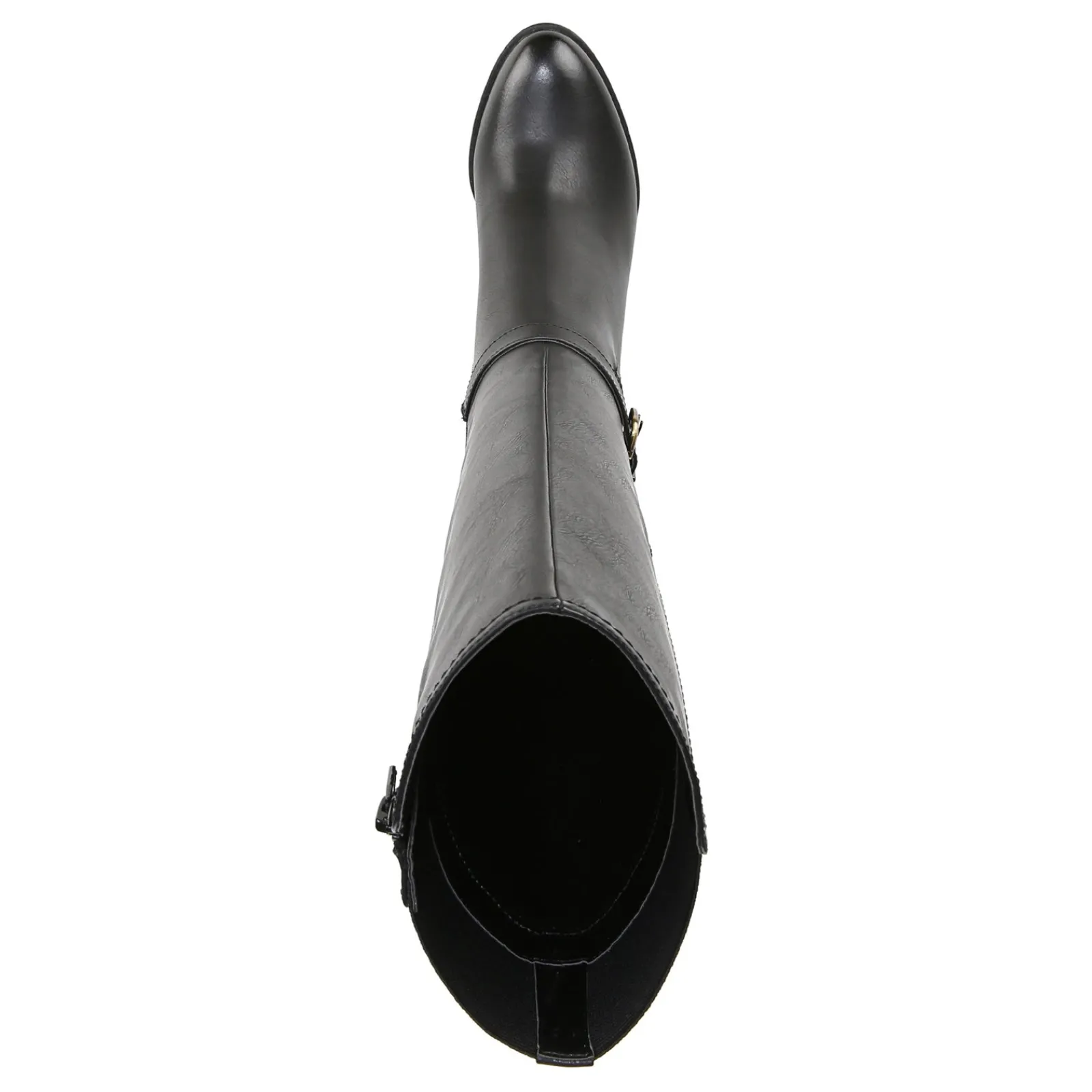 Clearance SOUL Naturalizer Women's , Uptown Boot - Wide Calf Black Faux Leather