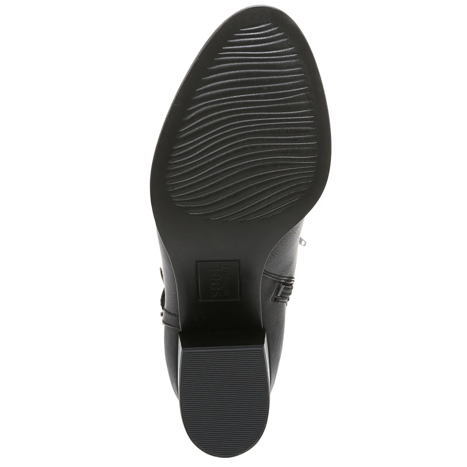 Clearance SOUL Naturalizer Women's , Uptown Boot - Wide Calf Black Faux Leather