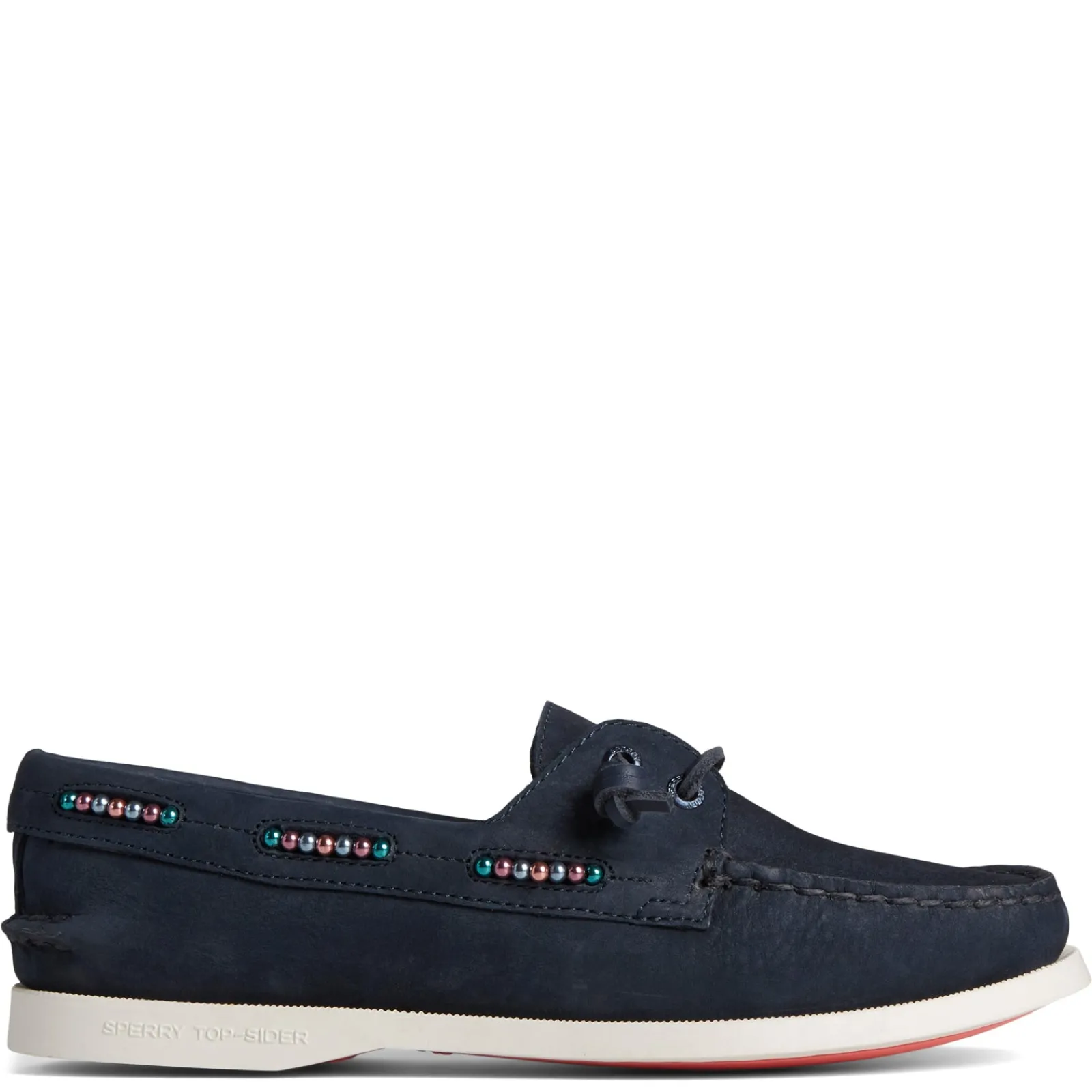 Outlet Sperry Women's , Authentic Original 2-Eye Beaded Boat Shoe Navy
