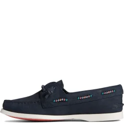 Outlet Sperry Women's , Authentic Original 2-Eye Beaded Boat Shoe Navy