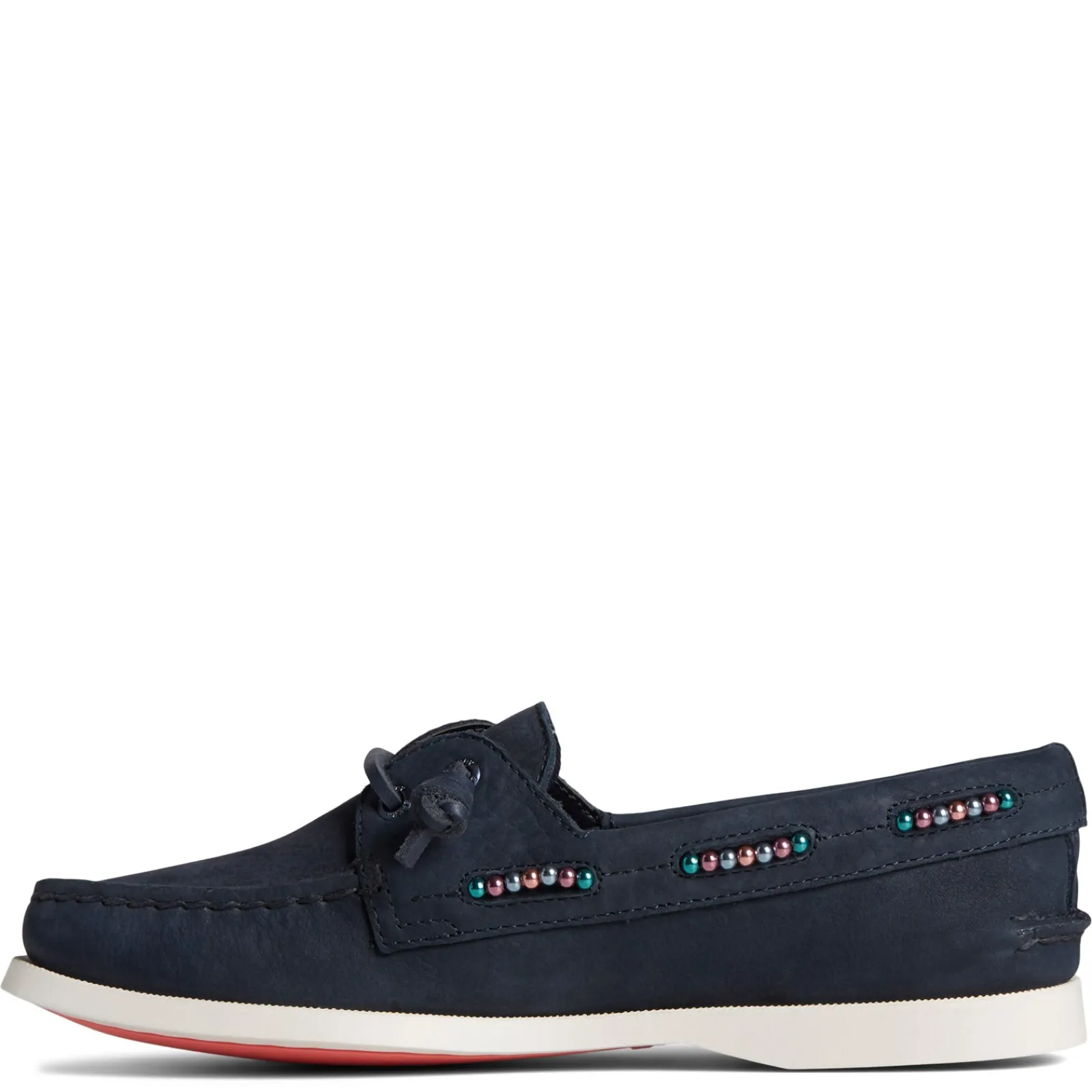 Outlet Sperry Women's , Authentic Original 2-Eye Beaded Boat Shoe Navy