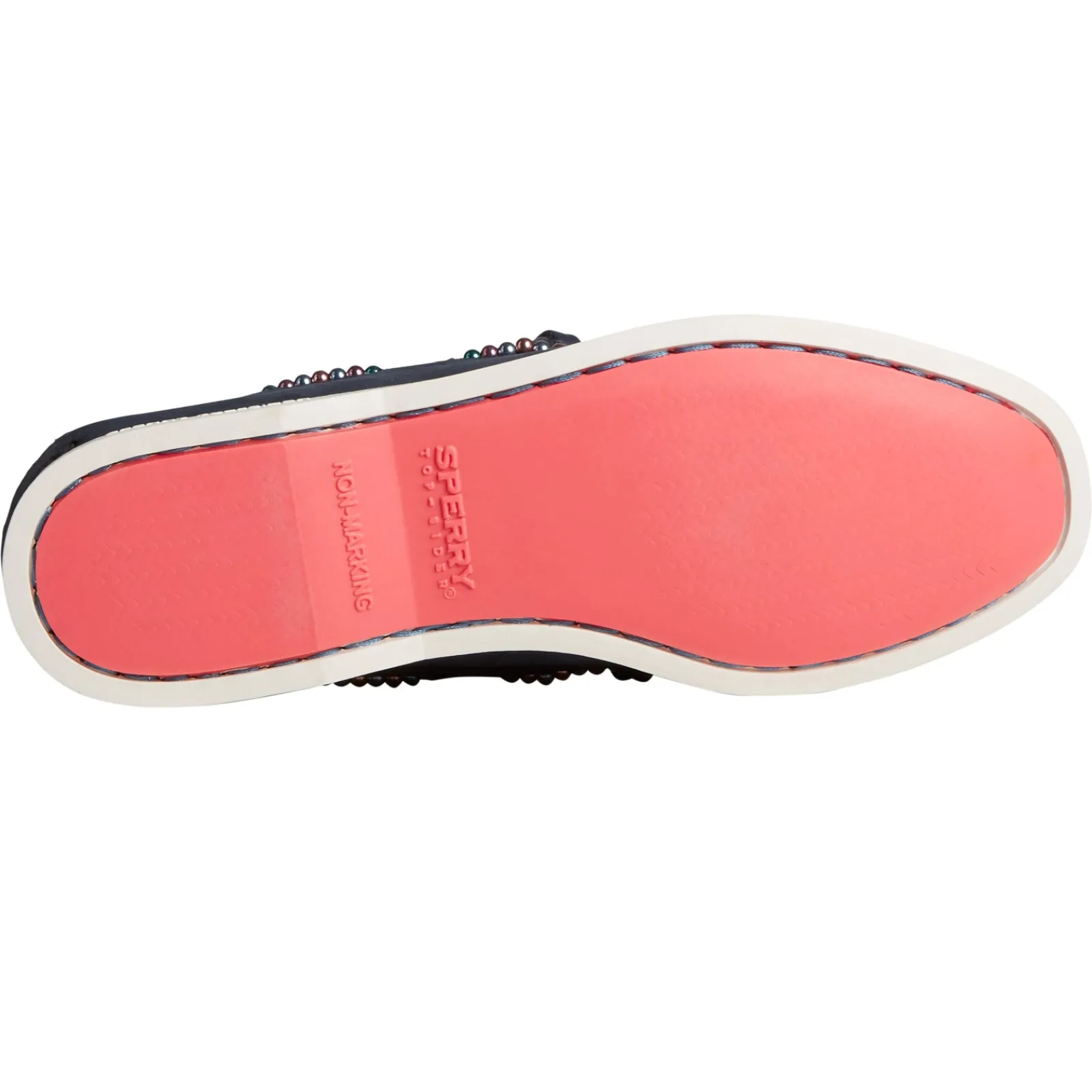 Outlet Sperry Women's , Authentic Original 2-Eye Beaded Boat Shoe Navy