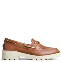Sale Sperry Women's , Chunky Boat 2-Eye Boat Shoe Tan