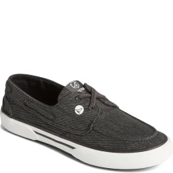 Hot Sperry Women's , Pier Wave Boat Sneaker Black