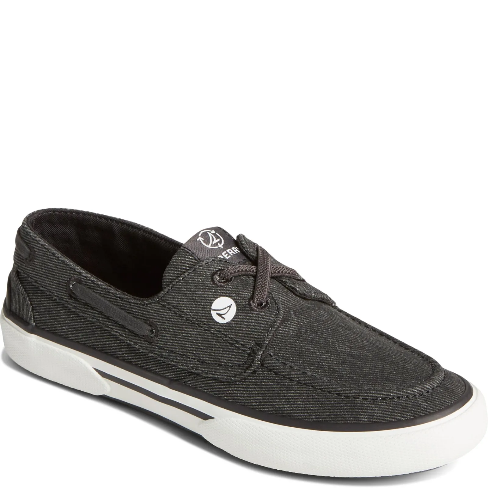 Hot Sperry Women's , Pier Wave Boat Sneaker Black